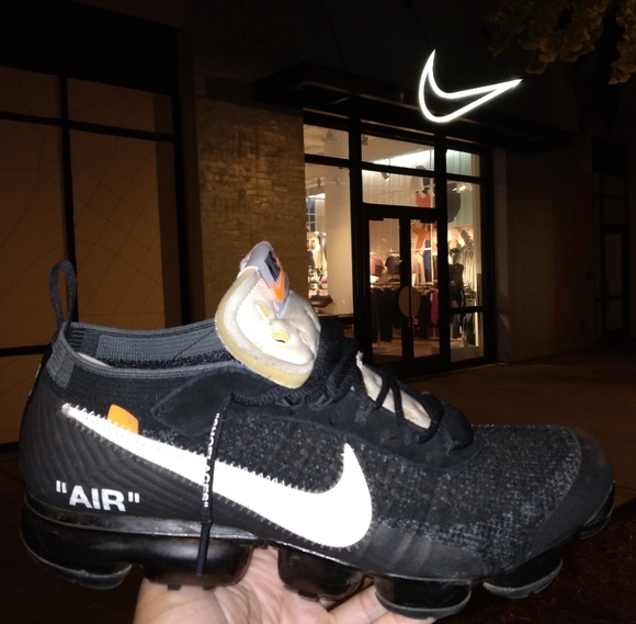 Nike Off White Air Vapor Max Men sz 12  The ten sneakers shoes running jogging - Picture 2 of 6